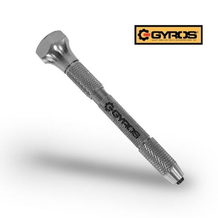 GYROS Swivel Head Pin Vise Hand Drill with Two Reversible Collets, Size Range of 0" (0mm) - 1/8" (3.175mm) 97-01818